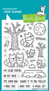 Lawn Fawn - Clear Stamp - Wild Wolves
