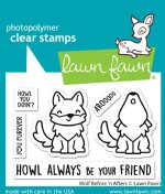 Lawn Fawn - Clear Stamp - Wolf Before 'n Afters