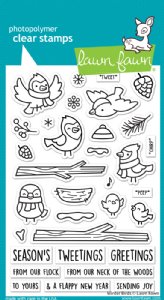 Lawn Fawn - Clear Stamp - Winter Birds