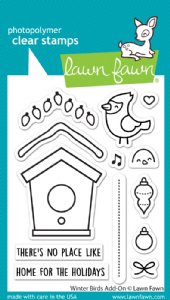 Lawn Fawn - Clear Stamp - Winter Birds Add-On