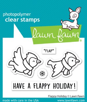 Lawn Fawn - Clear Stamp - Flappy Holiday