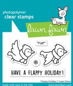 Lawn Fawn - Clear Stamp - Flappy Holiday