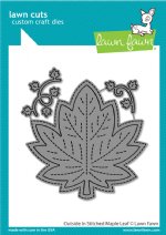 Lawn Fawn - Dies - Outside In Stitched Maple Leaf