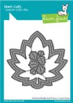 Lawn Fawn - Dies - Stitched Maple Leaf Frame