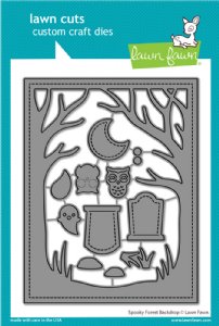 Lawn Fawn - Dies - Spooky Forest Backdrop