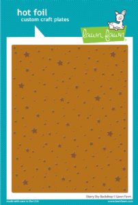 Lawn Fawn - Hot Foil Plate - Starry Sky Background