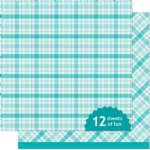 Lawn Fawn - 12X12 Patterned Paper - Peppermint Tea
