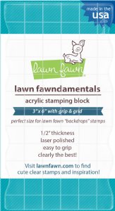 Lawn Fawn - Acrylic Block - 3x6