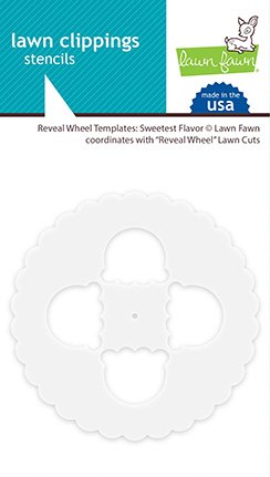 Lawn Fawn - Reveal Wheel Template - Sweetest Flavor