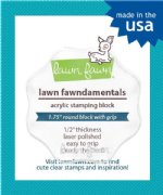 Lawn Fawn - Acrylic Block - 1.75" Round With 8 Grips
