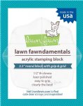 Lawn Fawn - Acrylic Block - 3.5" Round With 8 Grips With Guidelines