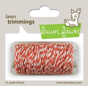 Lawn Fawn - Trimmings - Coral Single Cord