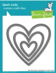 Lawn Fawn - Dies - Stitched Heart Stackables