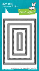 Lawn Fawn - Dies - Large Stitched 4 Bar Rectangles