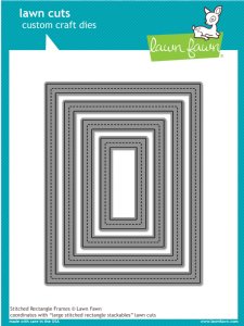 Lawn Fawn - Dies - Stitched Rectangle Frames