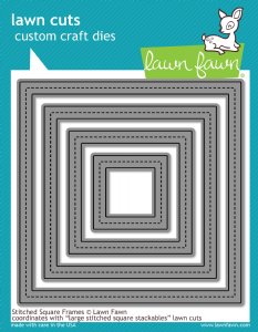 Lawn Fawn - Dies - Stitched Square Frames