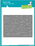 Lawn Fawn - Dies - Stitched Cloud Backdrop: Landscape