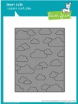 Lawn Fawn - Dies - Stitched Cloud Backdrop: Portrait