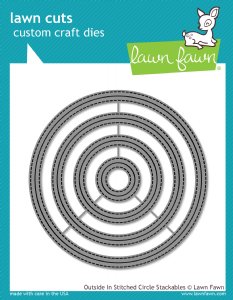 Lawn Fawn - Dies - Outside In Stitched Circle Stackables