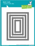 Lawn Fawn - Dies - Outside In Stitched Rectangle Stackables