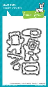 Lawn Fawn - Dies - Beary Happy Holidays