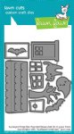 Lawn Fawn - Dies - Scalloped Treat Box Haunted House Add-On