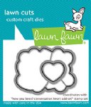 Lawn Fawn - Dies - How You Bean? Conversation Heart Add-On