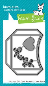 Lawn Fawn - Dies - Stitched Gift Card Pocket