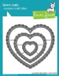 Lawn Fawn - Dies - Lacy Heart Stackables