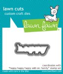 Lawn Fawn - Dies - Happy Happy Happy Add-On: Family