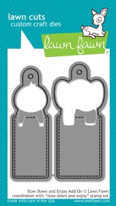 Lawn Fawn - Dies - Slow Down And Enjoy Add-On