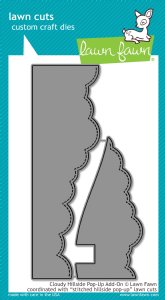 Lawn Fawn - Dies - Cloudy Hillside Pop-Up Add-On