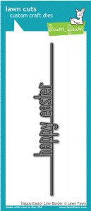 Lawn Fawn - Dies - Happy Easter Line Border