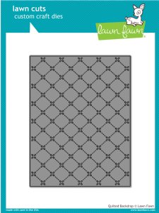 Lawn Fawn - Dies - Quilted Backdrop