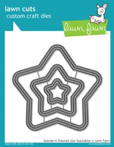 Lawn Fawn - Dies - Outside In Stitched Star Stackables