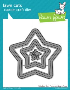 Lawn Fawn - Dies - Stitched Star Frames