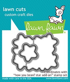 Lawn Fawn - Dies - How you bean? Star Add-On