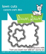 Lawn Fawn - Dies - How you bean? Star Add-On