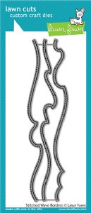 Lawn Fawn - Dies - Stitched Wave Borders