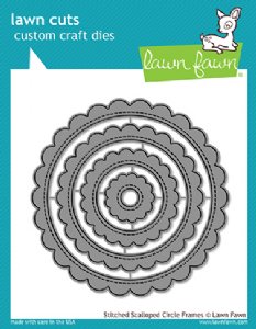 Lawn Fawn - Dies - Stitched Scalloped Circle Frames