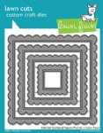 Lawn Fawn - Dies - Stitched Scalloped Square Frames