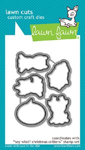 Lawn Fawn - Dies - Say What? Christmas Critters