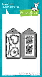 Lawn Fawn - Dies - Say What? Gift Tags