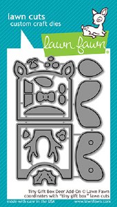 Lawn Fawn - Dies - Tiny Gift Box Deer Add-On