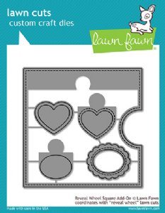 Lawn Fawn - Dies - Reveal Wheel Square Add-On