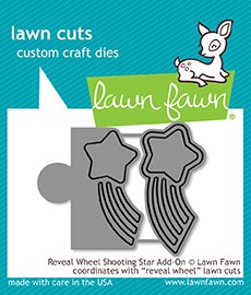 Lawn Fawn - Dies - Reveal Wheel Shooting Star Add-On