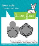 Lawn Fawn - Dies - Reveal Wheel Fall Leaf Add-On