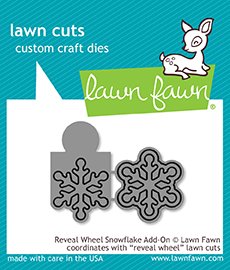 Lawn Fawn - Dies - Reveal Wheel Snowflake Add-On