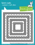 Lawn Fawn - Dies - Reverse Stitched Scalloped Square Windows