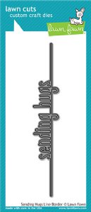 Lawn Fawn - Dies - Sending Hugs Line Border